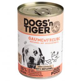 Angebot für Dogs'n Tiger Adult 6 x 400 g - Geflügel & Süßkartoffel - Kategorie Hund / Hundefutter nass / Dogs'n Tiger / -.  Lieferzeit: 1-2 Tage -  jetzt kaufen.
