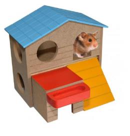 Duvo Plus Holzhaus Hamster Villa 13X16X15 Cm