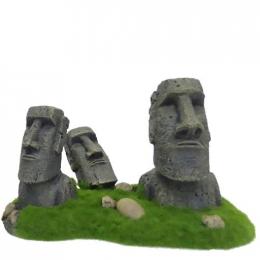 Ebi Moai Statuen Osterinsel Für Aquarium 21X12X13 Cm