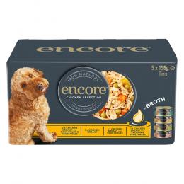 Angebot für Encore Dose Mix in Brühe 5 x 156 g - Hühnchen-Auswahl (4 Sorten) - Kategorie Hund / Hundefutter nass / Encore / -.  Lieferzeit: 1-2 Tage -  jetzt kaufen.