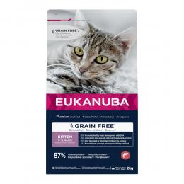 Angebot für Eukanuba Kitten Grain Free Reich an Lachs - Sparpaket: 3 x 2 kg - Kategorie Katze / Katzenfutter trocken / Eukanuba / Eukanuba Grain Free.  Lieferzeit: 1-2 Tage -  jetzt kaufen.