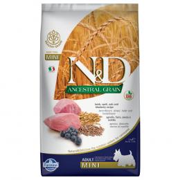 Farmina N&D Ancestral Grain Mini Lamm & Heidelbeere - 7 kg