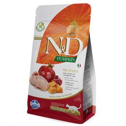 Farmina N&D Neutered Adult Kürbis, Wachtel & Granatapfel - 5 kg