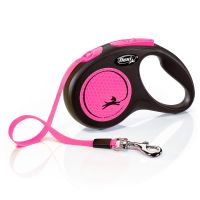 Angebot für flexi New Neon Gurt-Leine pink, 5 m - Extra Zubehör: Multibox schwarz - Kategorie Hund / Leinen Halsbänder & Geschirre / flexi Leine / Bis 5 m Länge.  Lieferzeit: 1-2 Tage -  jetzt kaufen.
