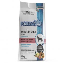 Forza 10 Medium Diet Low Grain mit Schwein - Sparpaket: 2 x 12 kg
