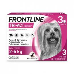 Frontline Tri-Act Toy Rasse 2-5 Kg 6 Pipetten
