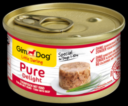 Gimdog Pure Delight Atún Y Vacuno Para Perros 85 Gr