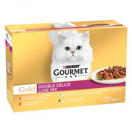 Angebot für Gourmet Gold Duo Delice 12 x 85 g - Luxus-Mix - Kategorie Katze / Katzenfutter nass / Gourmet Gold / Gold Mixpakete.  Lieferzeit: 1-2 Tage -  jetzt kaufen.