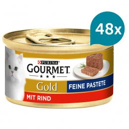 GOURMET Gold Feine Pastete mit Rind 48x85g