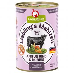 Angebot für GranataPet Liebling's Mahlzeit 6 x 400 g - Angus Rind & Kürbis - Kategorie Hund / Hundefutter nass / GranataPet / Liebling's Mahlzeit.  Lieferzeit: 1-2 Tage -  jetzt kaufen.
