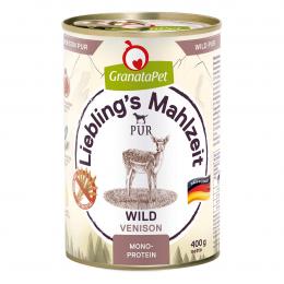GranataPet Liebling’s Mahlzeit Wild PUR 6x400g