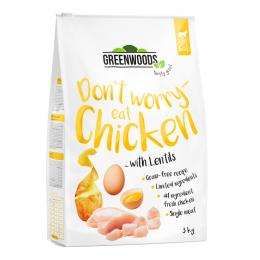 Greenwoods Huhn mit Linsen, Kartoffeln und Ei 3 x 3 kg