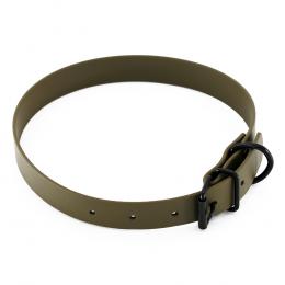Angebot für Heim Halsband BioThane, oliv - 44 - 54 cm Halsumfang, 25 mm breit - Kategorie Hund / Leinen Halsbänder & Geschirre / Hundehalsbänder / weitere Materialien.  Lieferzeit: 1-2 Tage -  jetzt kaufen.