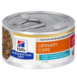 Angebot für Hill's Prescription Diet c/d Multicare Stress Ragout mit Thunfisch & Gemüse - Sparpaket: 96 x 82 g - Kategorie Katze / Katzenfutter nass / Hill's Prescription Diet / Urinary.  Lieferzeit: 1-2 Tage -  jetzt kaufen.