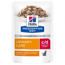 Hill’s Prescription Diet c/d Multicare Stress Urinary Care mit Huhn - Sparpaket: 48 x 85 g