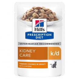 Hill’s Prescription Diet k/d Kidney Care mit Huhn - Sparpaket: 48 x 85 g