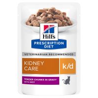 Angebot für Hill’s Prescription Diet k/d Kidney Care mit Rind - Sparpaket: 24 x 85 g - Kategorie Katze / Katzenfutter nass / Hill's Prescription Diet / Renal Health.  Lieferzeit: 1-2 Tage -  jetzt kaufen.