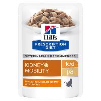 Angebot für Hill’s Prescription Diet k/d + Mobility mit Huhn  - 12 x 85 g - Kategorie Katze / Katzenfutter nass / Hill's Prescription Diet / Renal Health.  Lieferzeit: 1-2 Tage -  jetzt kaufen.