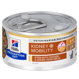 Hill's Prescription Diet k/d + Mobility Ragout mit Huhn und zugefügtem Gemüse - 24 x 82 g