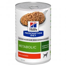 Hill's Prescription Diet Metabolic Gewichtsmanagement mit Huhn - Sparpaket: 24 x 370 g