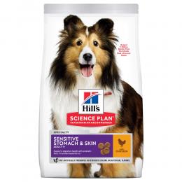 Angebot für Hill's Science Plan Adult 1 + Sensitive Stomach & Skin Medium mit Huhn - 14 kg - Kategorie Hund / Hundefutter trocken / Hill's Science Plan / Hill's Spezialfutter.  Lieferzeit: 1-2 Tage -  jetzt kaufen.