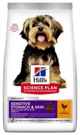 Hill's Science Plan Adult Sensitive Stomach Skin Mit Huhn 1,5 Kg