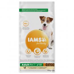 IAMS Advanced Nutrition Adult Small & Medium Dog mit Huhn - Sparpaket: 2 x 12 kg