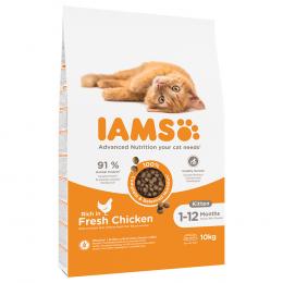 IAMS Advanced Nutrition Kitten mit Frischem Huhn - Sparpaket: 2 x 10 kg