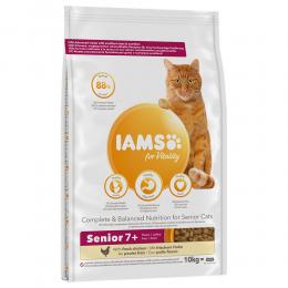 IAMS Advanced Nutrition Senior Cat mit Huhn - Sparpaket: 2 x 10 kg