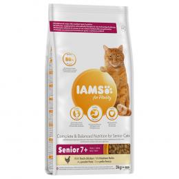 IAMS Advanced Nutrition Senior Cat mit Huhn - Sparpaket: 2 x 3 kg