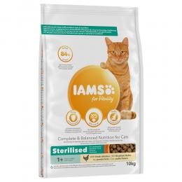 IAMS Advanced Nutrition Sterilised Cat mit Huhn - Sparpaket: 2 x 10 kg