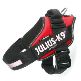 JULIUS-K9 IDC®-Powergeschirr - rot - Größe 1: Brustumfang 63 - 85 cm
