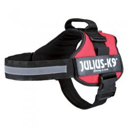 JULIUS-K9® Powergeschirr - rot - Größe Mini: 49 - 67 cm Brustumfang