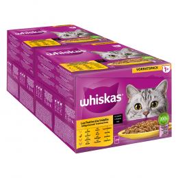 Angebot für Jumbopack Whiskas 1+ Adult Frischebeutel 144 x 85 g - Geflügel Auswahl in Sauce - Kategorie Katze / Katzenfutter nass / Whiskas / Whiskas Adult.  Lieferzeit: 1-2 Tage -  jetzt kaufen.