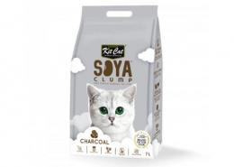 Kit Cat Eco Soyaclump Holzkohle-Sand 2 Kg