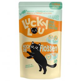 Angebot für Lucky Lou Adult 16 x 125 g - Geflügel & Forelle - Kategorie Katze / Katzenfutter nass / Lucky Lou / Adult.  Lieferzeit: 1-2 Tage -  jetzt kaufen.