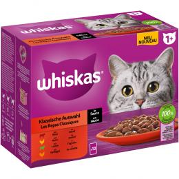 Angebot für Megapack Whiskas 1+ Adult Frischebeutel 24 x 85 g - Klassische Auswahl in Sauce (24 x 85 g) - Kategorie Katze / Katzenfutter nass / Whiskas / Whiskas Adult.  Lieferzeit: 1-2 Tage -  jetzt kaufen.