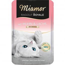 Miamor Ragout Royale Huhn & Lachs in Sauce 22x100g