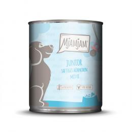 Angebot für MjAMjAM Junior 6 x 800 g - saftiges Hühnchen mit Ei - Kategorie Hund / Hundefutter nass / Mjamjam / -.  Lieferzeit: 1-2 Tage -  jetzt kaufen.