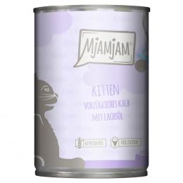 Angebot für MjAMjAM Kitten 6 x 400 g  - vorzügliches Kalb mit Lachsöl - Kategorie Katze / Katzenfutter nass / MjAMjAM / Kitten.  Lieferzeit: 1-2 Tage -  jetzt kaufen.