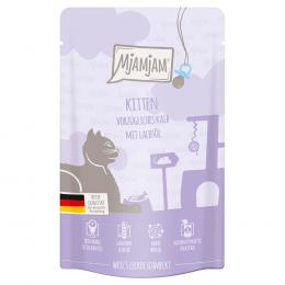 Angebot für MjAMjAM Quetschie Kitten 12 x 125 g - vorzügliches Kalb mit Lachsöl - Kategorie Katze / Katzenfutter nass / MjAMjAM / Kitten.  Lieferzeit: 1-2 Tage -  jetzt kaufen.
