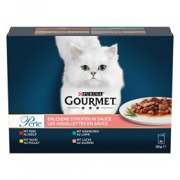 Angebot für Multipack - Gourmet Perle 8 x 85 g - Rind, Huhn, Kaninchen & Lachs - Kategorie Katze / Katzenfutter nass / Gourmet Perle/Soup / Gourmet Spezialitäten Probierpakete.  Lieferzeit: 1-2 Tage -  jetzt kaufen.
