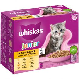 Angebot für Multipack Whiskas Junior Frischebeutel 12 x 85 g - Geflügelauswahl in Gelee - Kategorie Katze / Katzenfutter nass / Whiskas / Whiskas Junior.  Lieferzeit: 1-2 Tage -  jetzt kaufen.