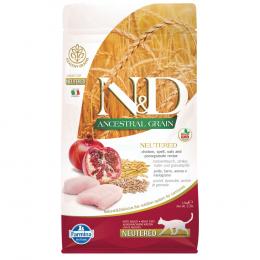 N&D Cat Ancestral Grain Neutered mit Huhn & Granatapfel - 1,5 kg