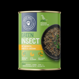 Nassfutter Insekt mit Kartoffel für Hunde - 375g / 6er Pack ✓ die leckere Fleischalternative ✓ Adult von Pets Deli