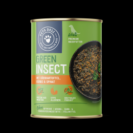 Nassfutter Insekt mit Süßkartoffel für Hunde - 375g / 6er Pack ✓ die leckere Fleischalternative ✓ Adult von Pets Deli
