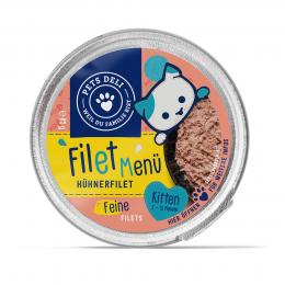 Nassfutter Junior Filet Menü mit Kalb für Katzen - 85g / Einzeldose