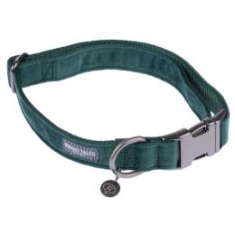 Nomad Tales Blush Halsband, emerald - Größe S: 30 - 46 cm Halsumfang, 15 mm breit