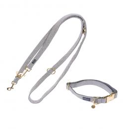Angebot für Nomad Tales Calma Set: Halsband + Leine, stone - Größe L + 200 cm Leine - Kategorie Hund / Leinen Halsbänder & Geschirre / Hundegeschirre / Sparset mit Leine.  Lieferzeit: 1-2 Tage -  jetzt kaufen.