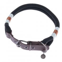 Nomad Tales Spirit Halsband, ebony - Größe XL: 52 - 58 cm Halsumfang, 40 mm breit